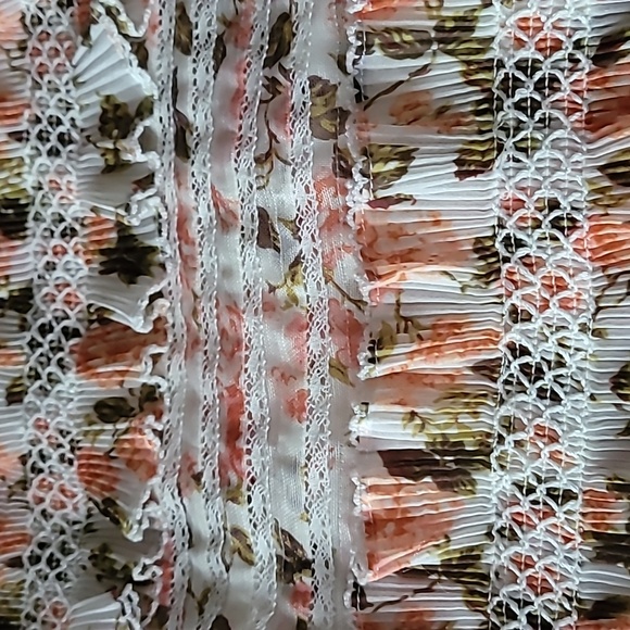 Zimmermann Radiate Smocked Mini Dress, Peach Rose Floral - Picture 14 of 16